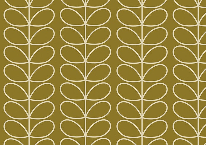 Orla Kiely Linear Stem, Seagrass - Twist&Fit Roman Blind - Image 8